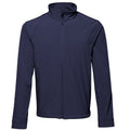 Navy - Front - 2786 Mens 3 Layer Softshell Performance Jacket (Windproof & Water Resistant)