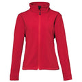 Red - Front - 2786 Womens-Ladies 3 Layer Softshell Performance Jacket (Wind & Water Resistant)