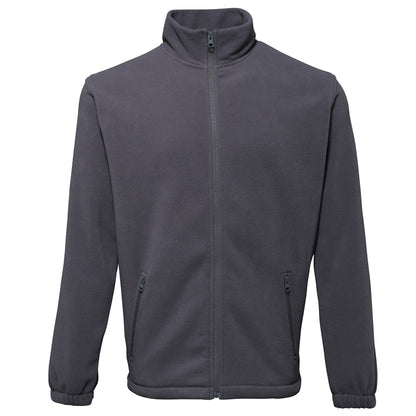 Charcoal - Front - 2786 Mens Full Zip Fleece Jacket (280 GSM)
