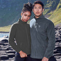 Charcoal - Back - 2786 Womens-Ladies Full Zip Fleece Jacket (280 GSM)