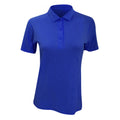 Royal - Front - Anvil Womens-Ladies Double Pique Semi-Fitted Polo Shirt