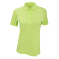 Key Lime - Front - Anvil Womens-Ladies Double Pique Semi-Fitted Polo Shirt