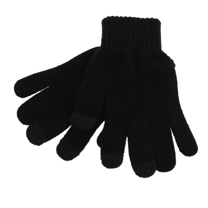Black - Front - Beechfield Unisex Touchscreen Smart Phone - IPhone - IPad Winter Gloves
