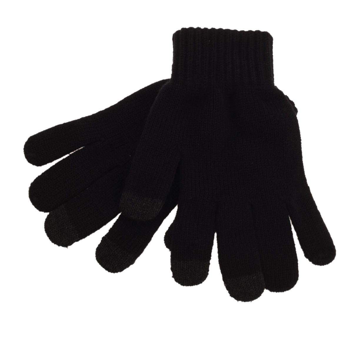 Black - Front - Beechfield Unisex Touchscreen Smart Phone - IPhone - IPad Winter Gloves
