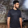 French Navy - Back - AWDis Cool Mens SuperCool Crew Sports Performance T-Shirt