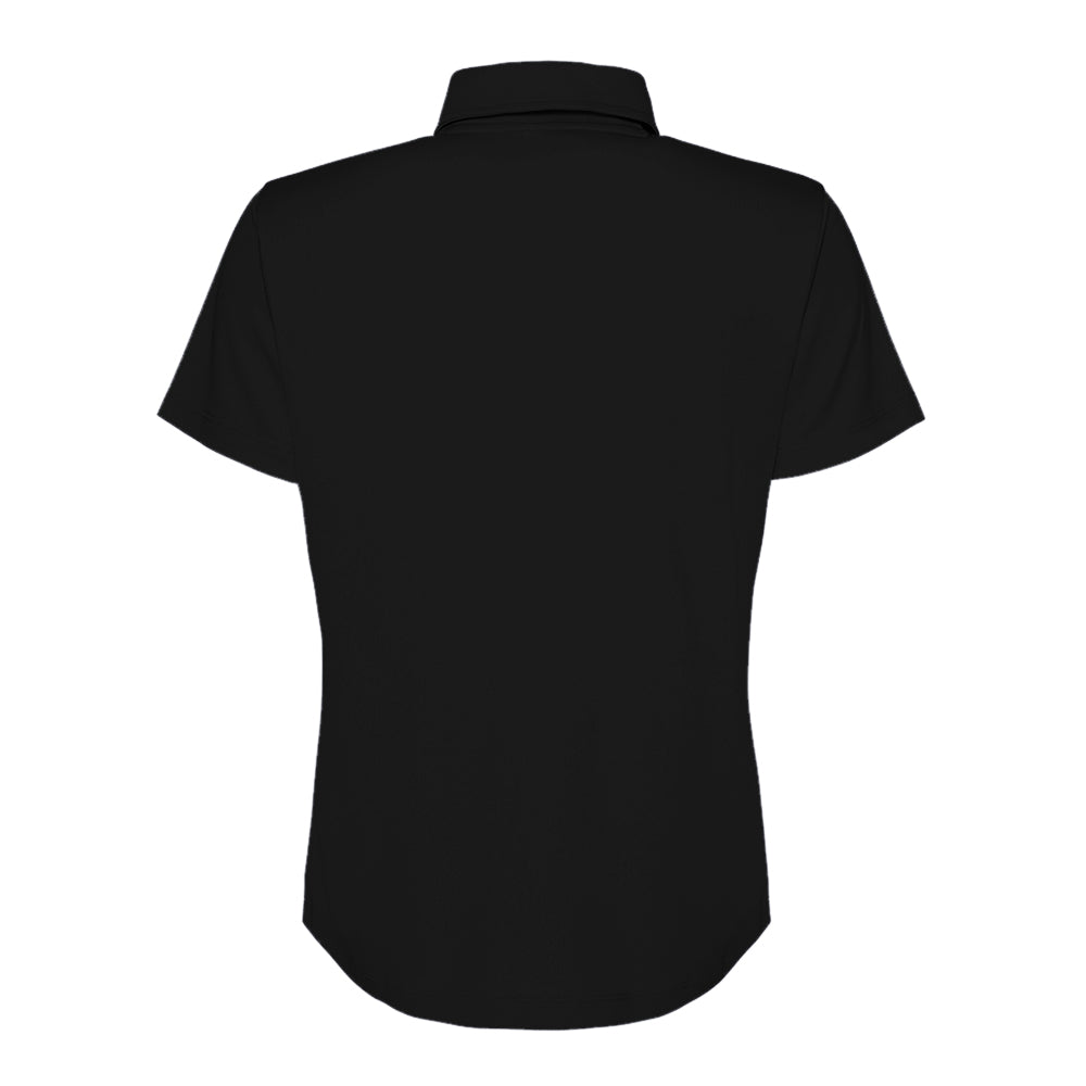 Jet Black - Back - AWDis Cool Womens Girlie Cool Polo - Polos - Womens Fashion - Women