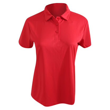 Fire Red - Front - AWDis Cool Womens Girlie Cool Polo - Polos - Womens Fashion - Women