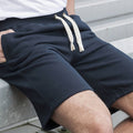New French Navy - Back - AWDis Hoods Plain Heavyweight Campus Shorts