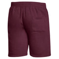 Burgundy - Back - AWDis Hoods Plain Heavyweight Campus Shorts