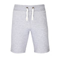 Heather Grey - Front - AWDis Hoods Plain Heavyweight Campus Shorts