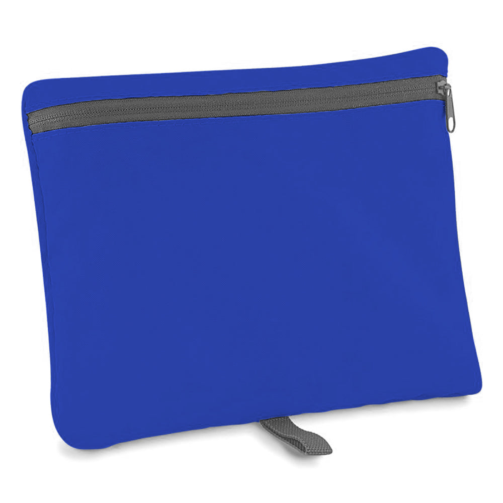 Bright Royal - Side - BagBase Packaway Barrel Bag - Duffle Water Resistant Travel Bag (32 Litres)