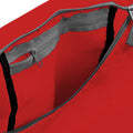 Classic red - Back - BagBase Packaway Barrel Bag - Duffle Water Resistant Travel Bag (32 Litres)