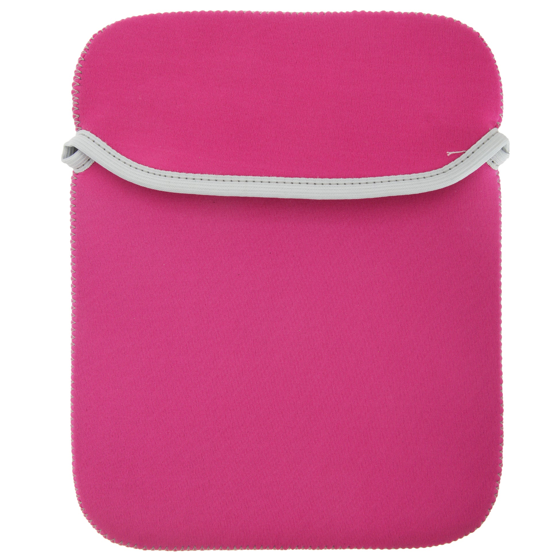 Fuchsia- Graphite Grey - Front - BagBase Reversible IPad - Tablet Sleeve - Bag