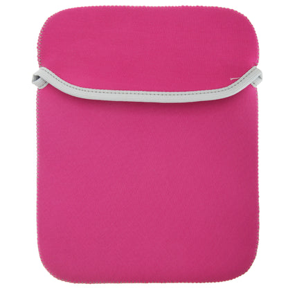Fuchsia- Graphite Grey - Front - BagBase Reversible IPad - Tablet Sleeve - Bag