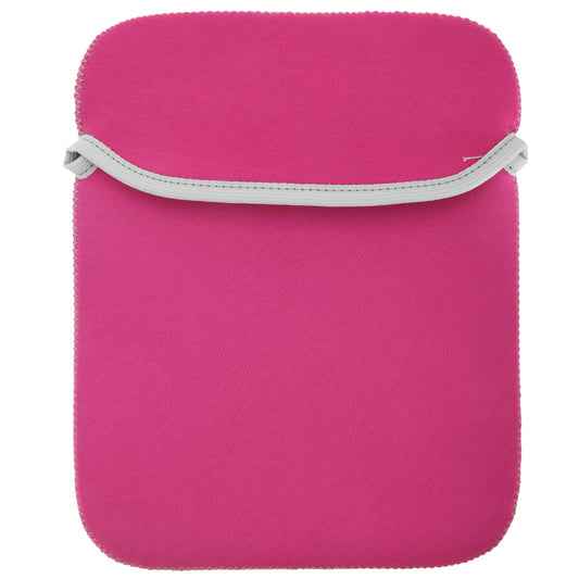 Fuchsia- Graphite Grey - Front - BagBase Reversible IPad - Tablet Sleeve - Bag