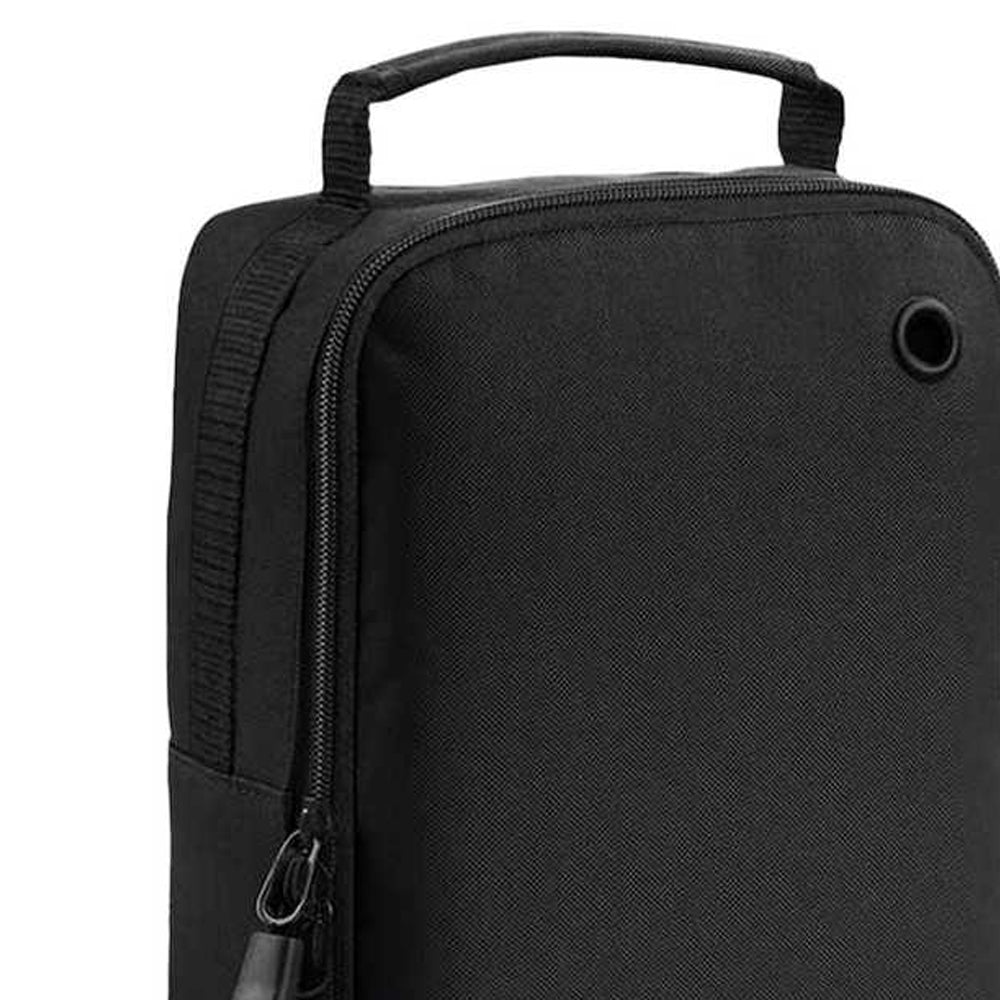 Black-Black - Back - BagBase Sport Shoe - Accessory Bag (8 Litres)
