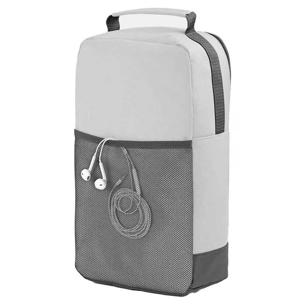 Ice Grey - Back - BagBase Sport Shoe - Accessory Bag (8 Litres)