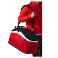 Classic Red- Black- White - Back - BagBase Teamwear Sport Holdall - Duffle Bag (54 Litres)