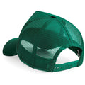 Bottle Green-Bottle Green - Back - Beechfield Mens Half Mesh Trucker Cap - Headwear