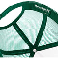 Bottle Green-Bottle Green - Side - Beechfield Mens Half Mesh Trucker Cap - Headwear