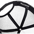 Black - Side - Beechfield Mens Half Mesh Trucker Cap - Headwear