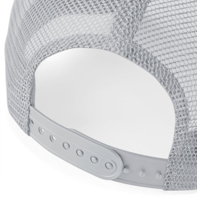 Light Grey- Light Grey - Lifestyle - Beechfield Mens Half Mesh Trucker Cap - Headwear