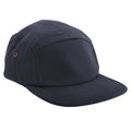 Navy - Front - Beechfield Canvas 5 Panel Classic Baseball Cap