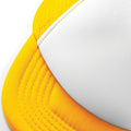 Sunflower-White - Pack Shot - Beechfield Vintage Plain Snap-Back Trucker Cap