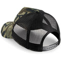 Jungle Camo - Back - Beechfield Retro Camouflage Snapback Trucker Cap