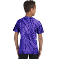 Spider Purple - Side - Colortone Childrens Unisex Tonal Spider Short Sleeve T-Shirt