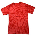 Spider Red - Front - Colortone Childrens Unisex Tonal Spider Short Sleeve T-Shirt