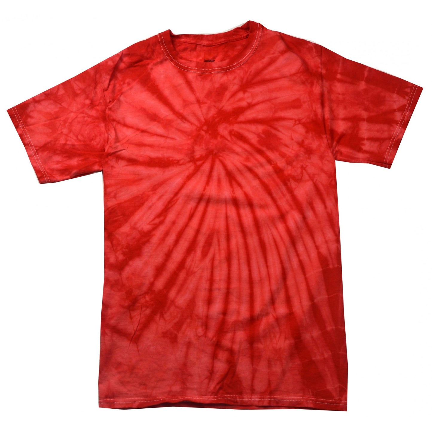 Spider Red - Front - Colortone Childrens Unisex Tonal Spider Short Sleeve T-Shirt