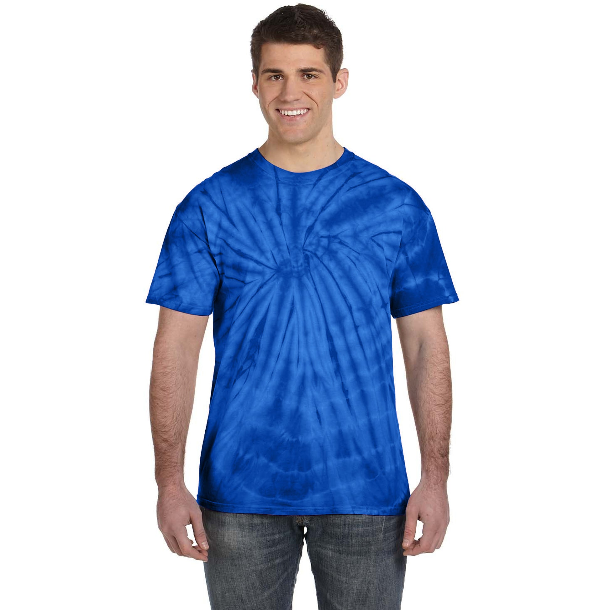 Spider Royal - Back - Colortone Adults Unisex Tonal Spider Short Sleeve T-Shirt