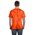 Spider Orange - Side - Colortone Adults Unisex Tonal Spider Short Sleeve T-Shirt