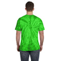 Spider Lime - Side - Colortone Adults Unisex Tonal Spider Short Sleeve T-Shirt