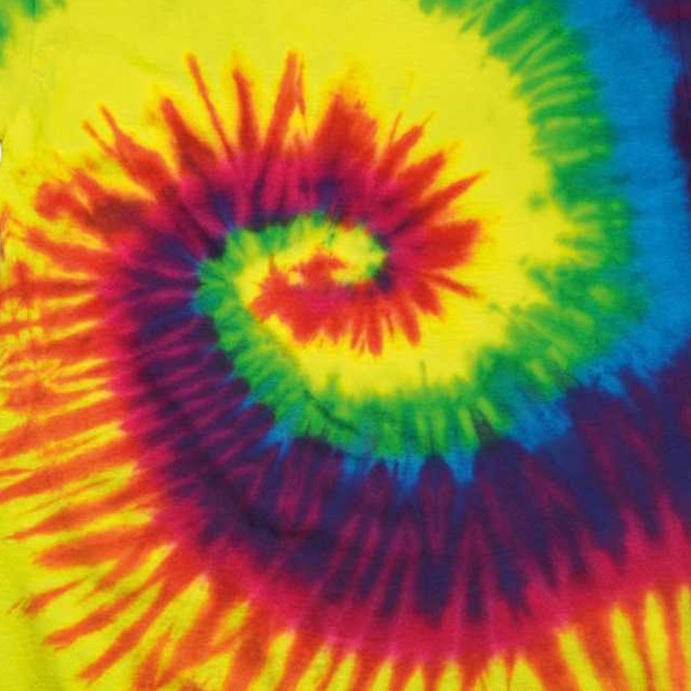 Rainbow - Side - Colortone Kids-Childrens Rainbow Tie-Dye Heavyweight T-Shirt