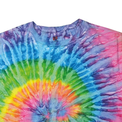 Saturn - Back - Colortone Womens-Ladies Rainbow Tie-Dye Short Sleeve Heavyweight T-Shirt