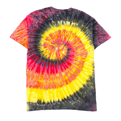 Minty - Front - Colortone Womens-Ladies Rainbow Tie-Dye Short Sleeve Heavyweight T-Shirt