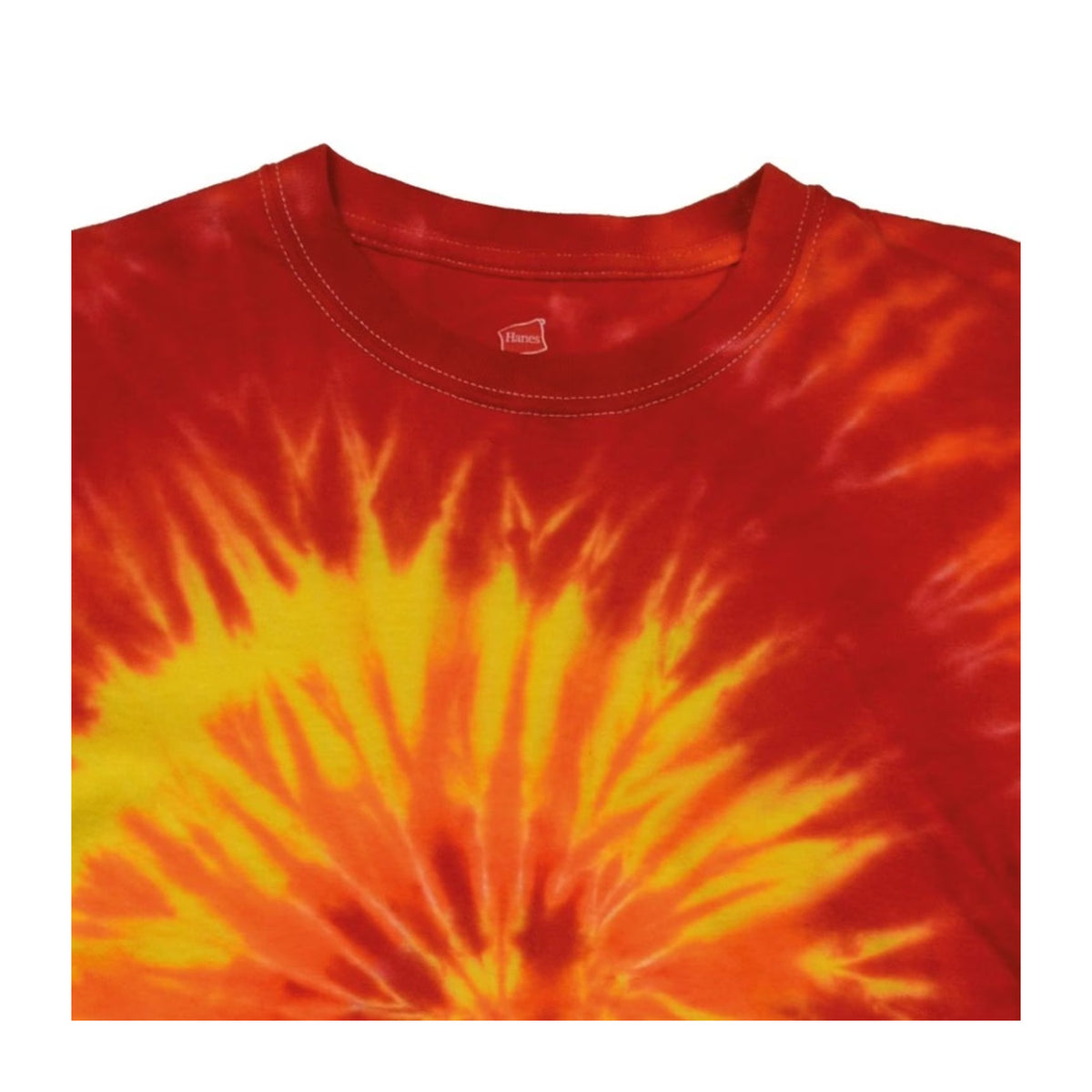 Blaze - Back - Colortone Womens-Ladies Rainbow Tie-Dye Short Sleeve Heavyweight T-Shirt