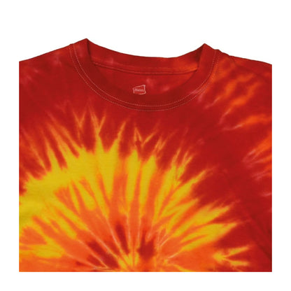 Blaze - Back - Colortone Womens-Ladies Rainbow Tie-Dye Short Sleeve Heavyweight T-Shirt