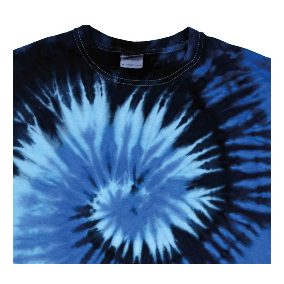 Blue Ocean - Back - Colortone Womens-Ladies Rainbow Tie-Dye Short Sleeve Heavyweight T-Shirt