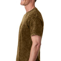Brown - Side - Colortone Mens Mineral Wash Short Sleeve Heavyweight T-Shirt