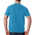 Baby Blue - Back - Colortone Mens Mineral Wash Short Sleeve Heavyweight T-Shirt
