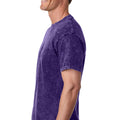 Purple - Side - Colortone Mens Mineral Wash Short Sleeve Heavyweight T-Shirt