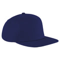 French Navy-French Navy - Front - Beechfield Unisex Original Flat Peak Snapback Cap