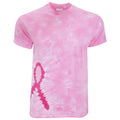Awareness Pink Ribbon - Front - Colortone Adult Unisex Awareness Pink Ribbon Heavyweight T-Shirt