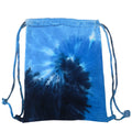 Blue Ocean - Front - Colortone Tie Dye Sports Drawstring Tote Bag