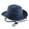 Navy - Front - Beechfield Unisex Outback UPF50 Protection Summer Hat - Headwear