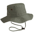 Olive Green - Front - Beechfield Unisex Outback UPF50 Protection Summer Hat - Headwear