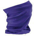 Purple - Back - Beechfield Ladies-Womens Multi-Use Original Morf